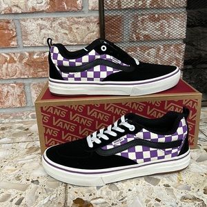 Vans Kyle Walker pro purple checkered True white